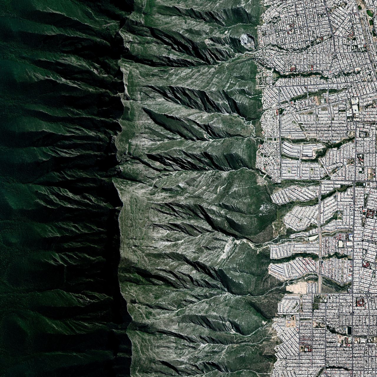 Monterrey, Mexico - custom framed artwork