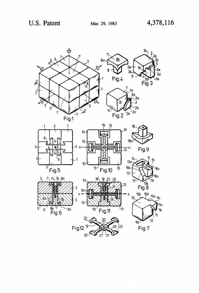 Rubik's Cube - custom framed artwork