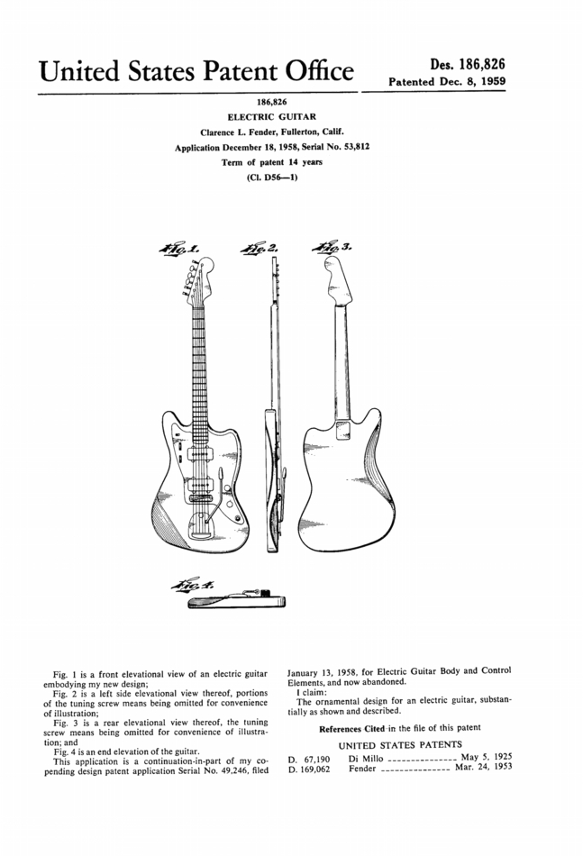 Electric Guitar - custom framed artwork