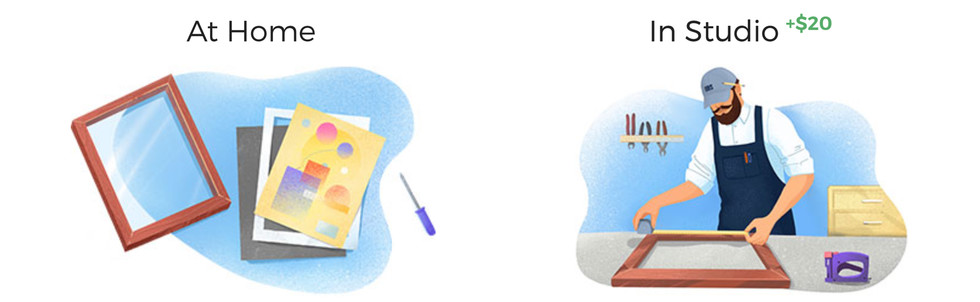 At Home or In Studio Framing