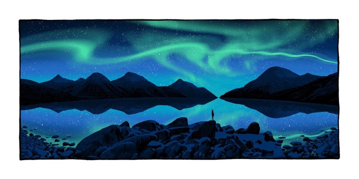 Reflections In Our Eyes - custom framed artwork