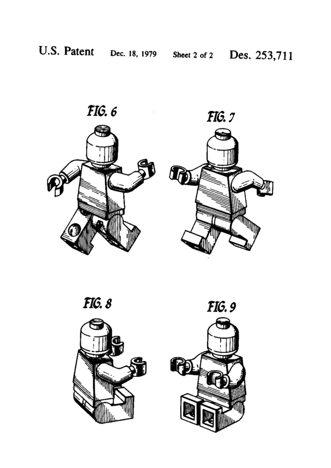 Lego Man - custom framed artwork