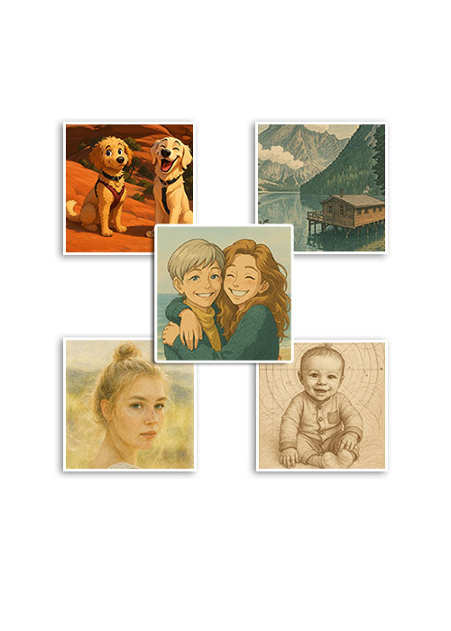 choose an ai transform style for your photo