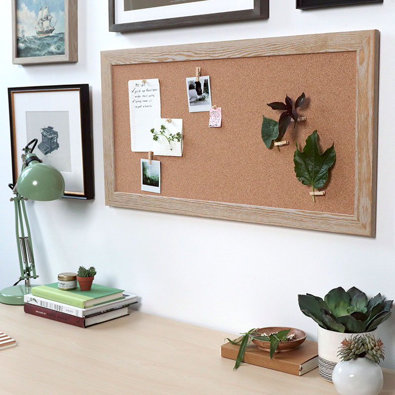 framed corkboards