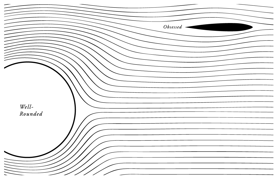 Well-rounded/Obsessed - custom framed artwork