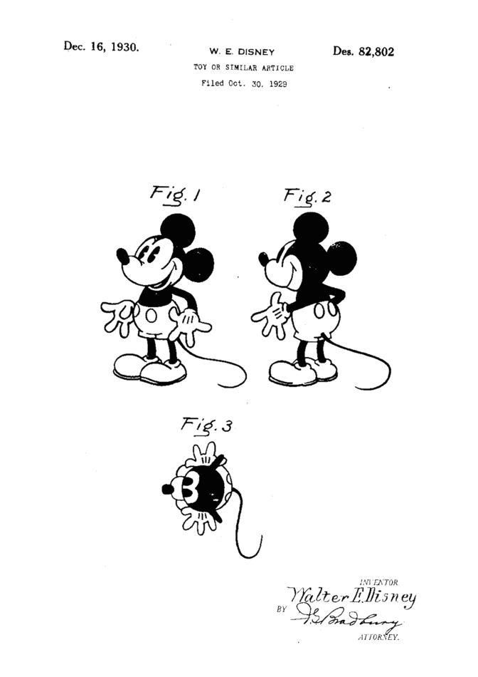 Mickey Mouse - custom framed artwork