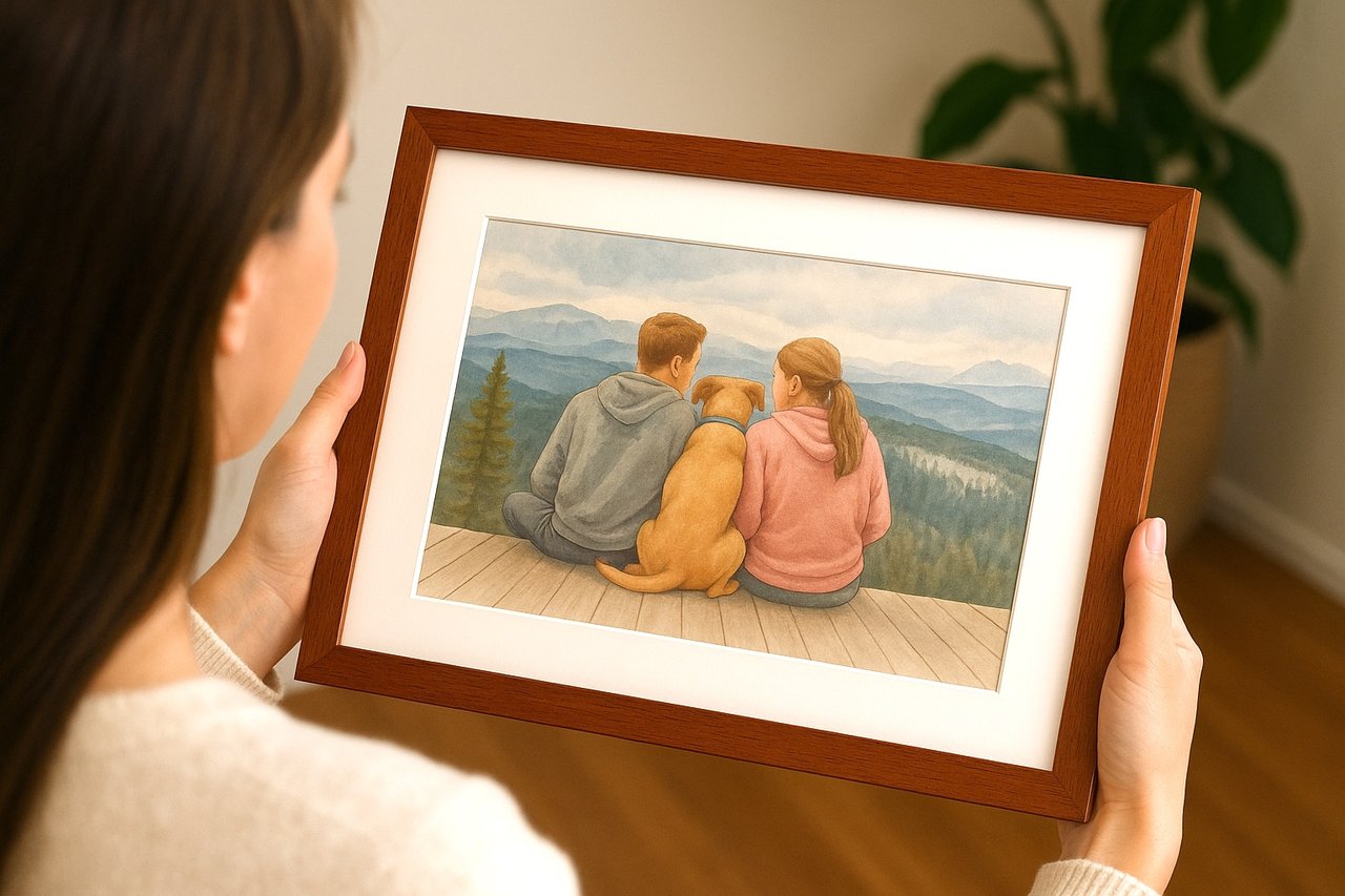 pet portraits thoughtful gift idea