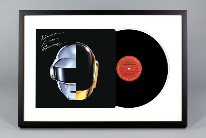 Daft Punk: Custom framed vinyl record