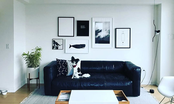 Make a gallery wall - custom picture frames online