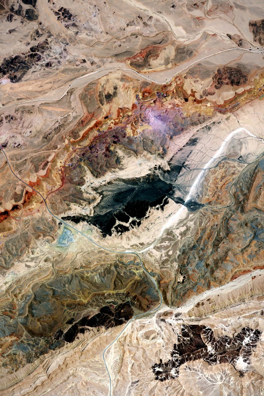 Ramon Crater - custom framed artwork