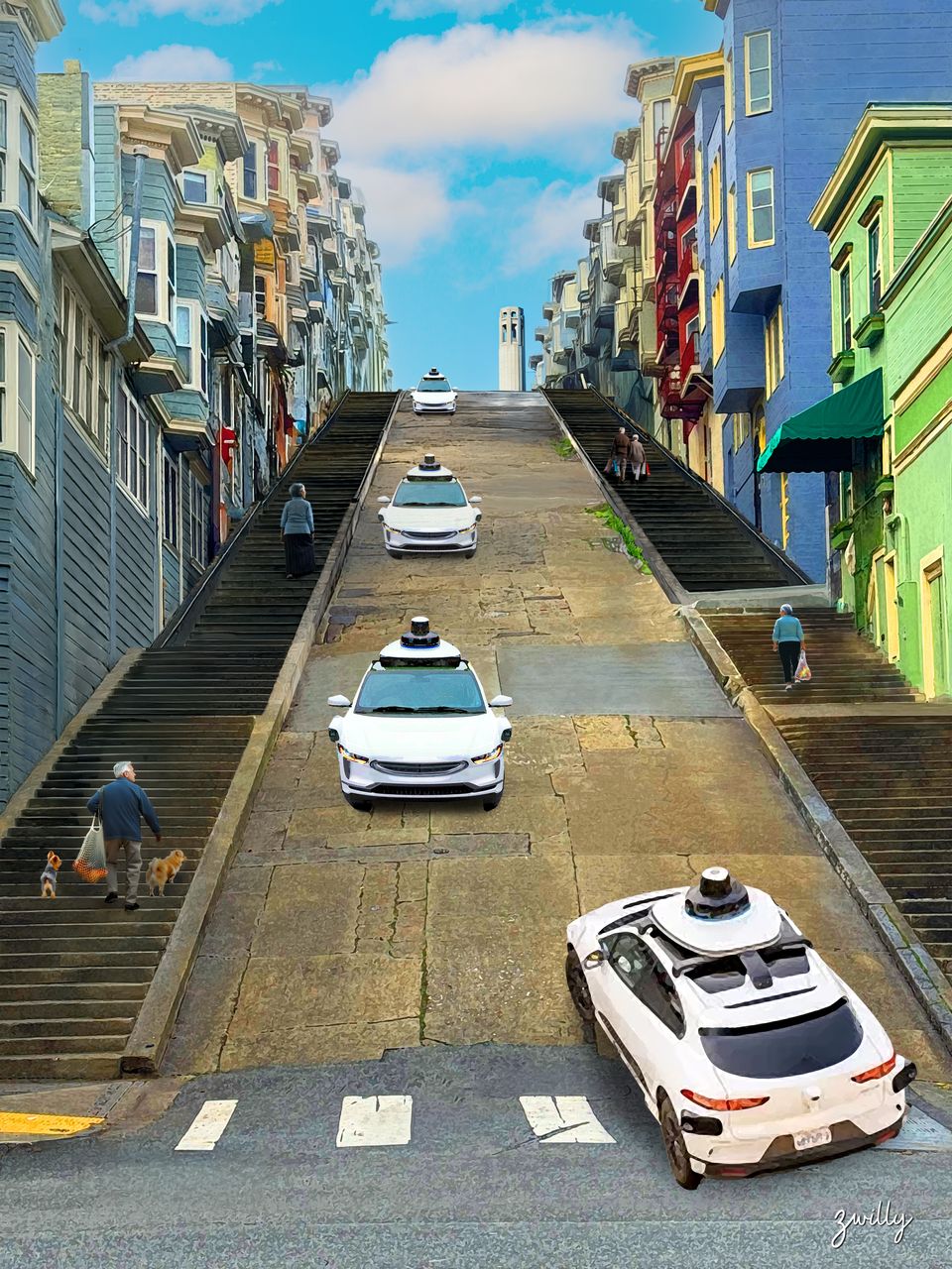 Robo Rising - custom framed artwork