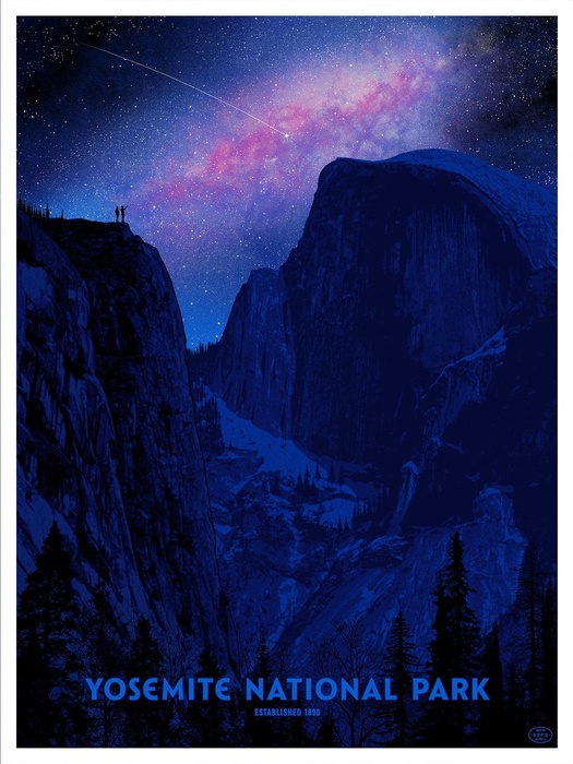Yosemite National Park - custom framed artwork