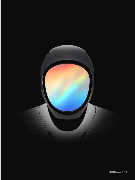 Starman - 2024  - custom framed artwork