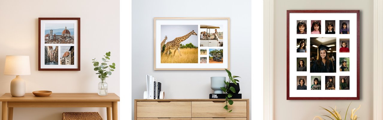Custom collage picture frames - Level Frames