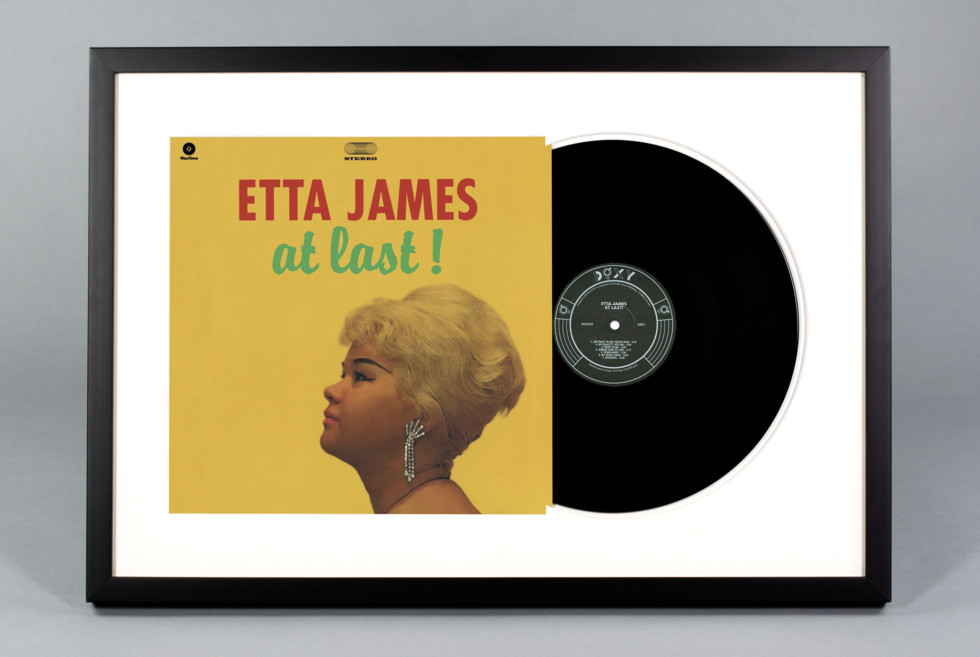 Etta James At Last Framed Vinyl Record