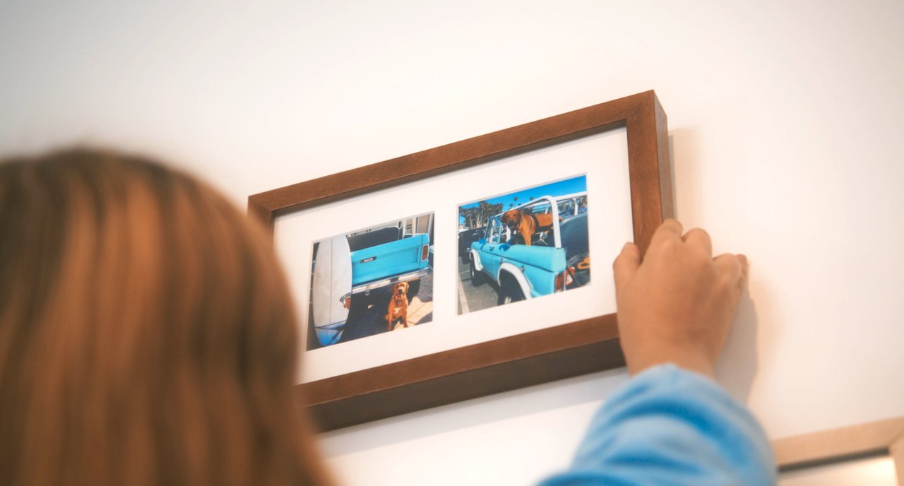 collage frame pet portrait