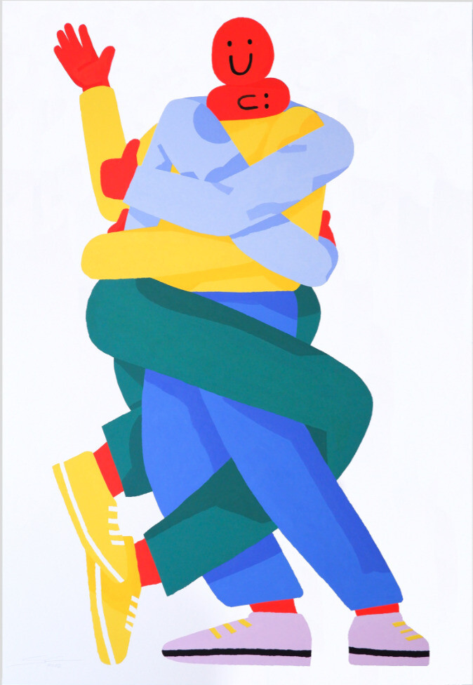 Friends  - custom framed artwork