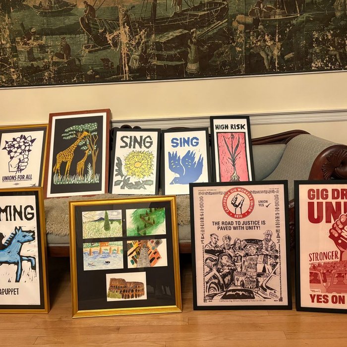 Verified review from Marcy C.: "Success! I’ve had a hard time getting around to framing a growing collection of posters and gifts from my kids. It’s great to get them all done so quickly and simply." 