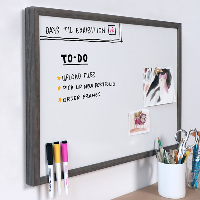 framed whiteboard