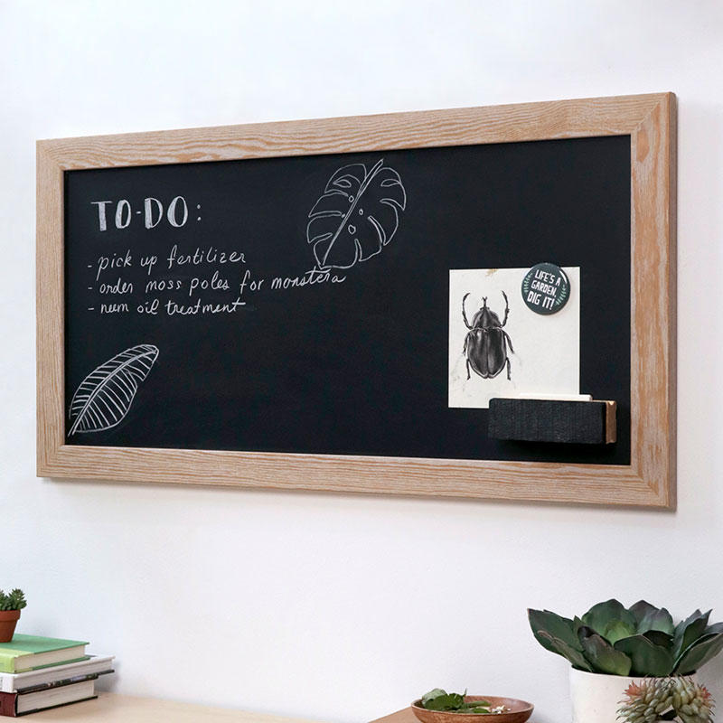 framed chalkboard