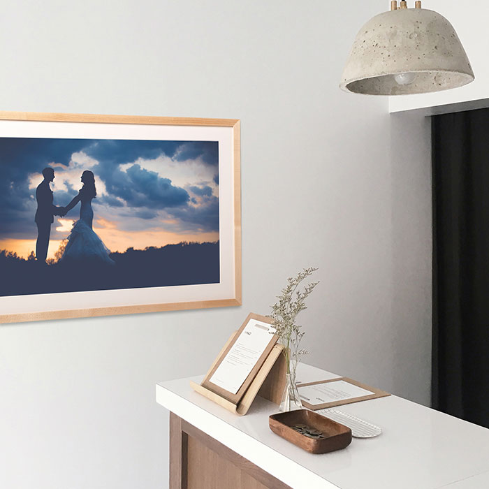 Print and frame your wedding photos