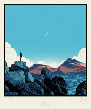 001 - My Everyday Life is Adventure  - custom framed artwork